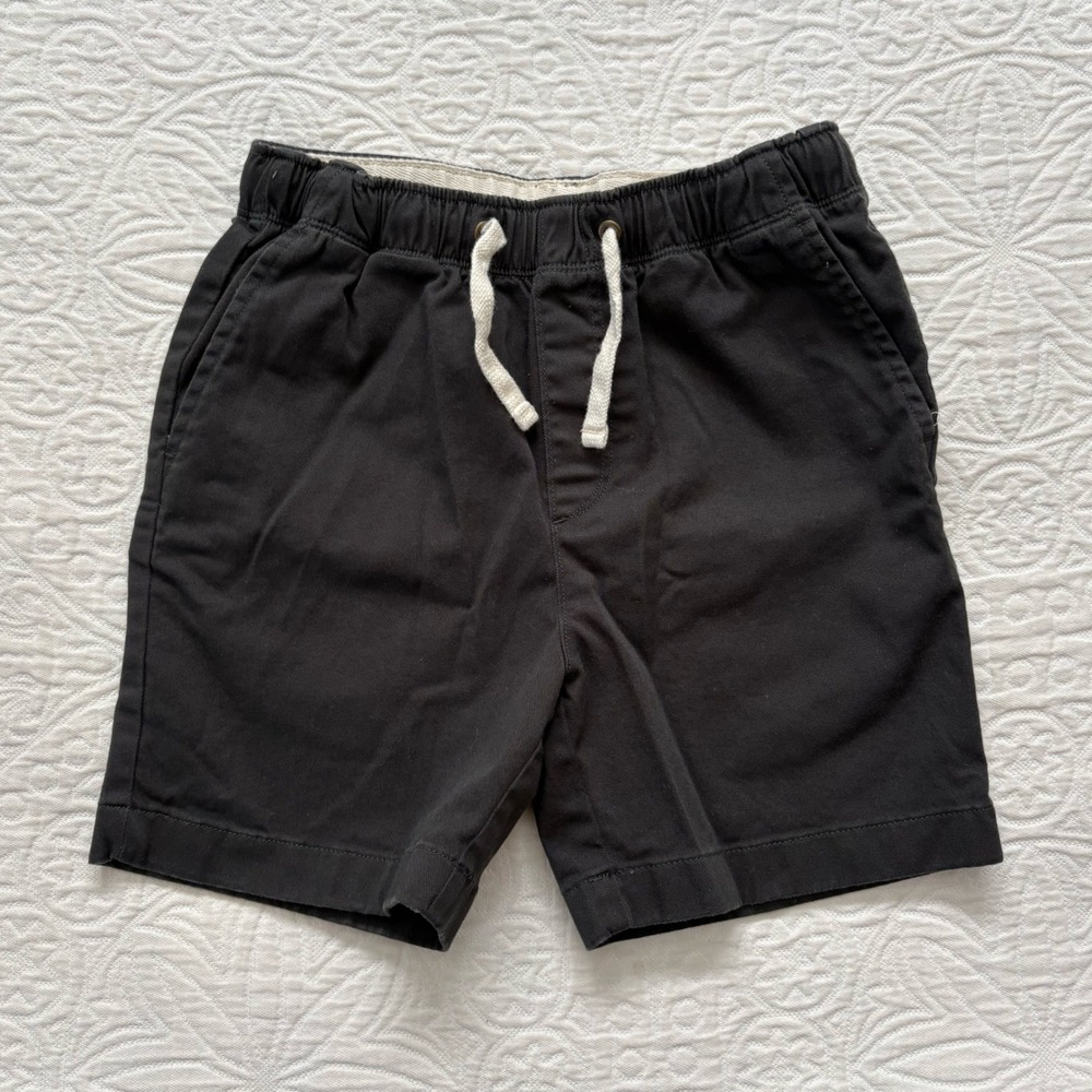 crewcuts by J.Crew Boys' Midweight Stretch Cotton Dock Shorts, Black